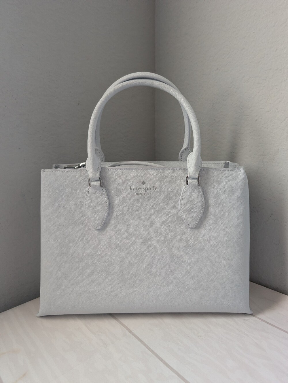 NWT Kate Spade KK310 Rae Satchel Bag Crossbody Purse In Pale Sapphirine